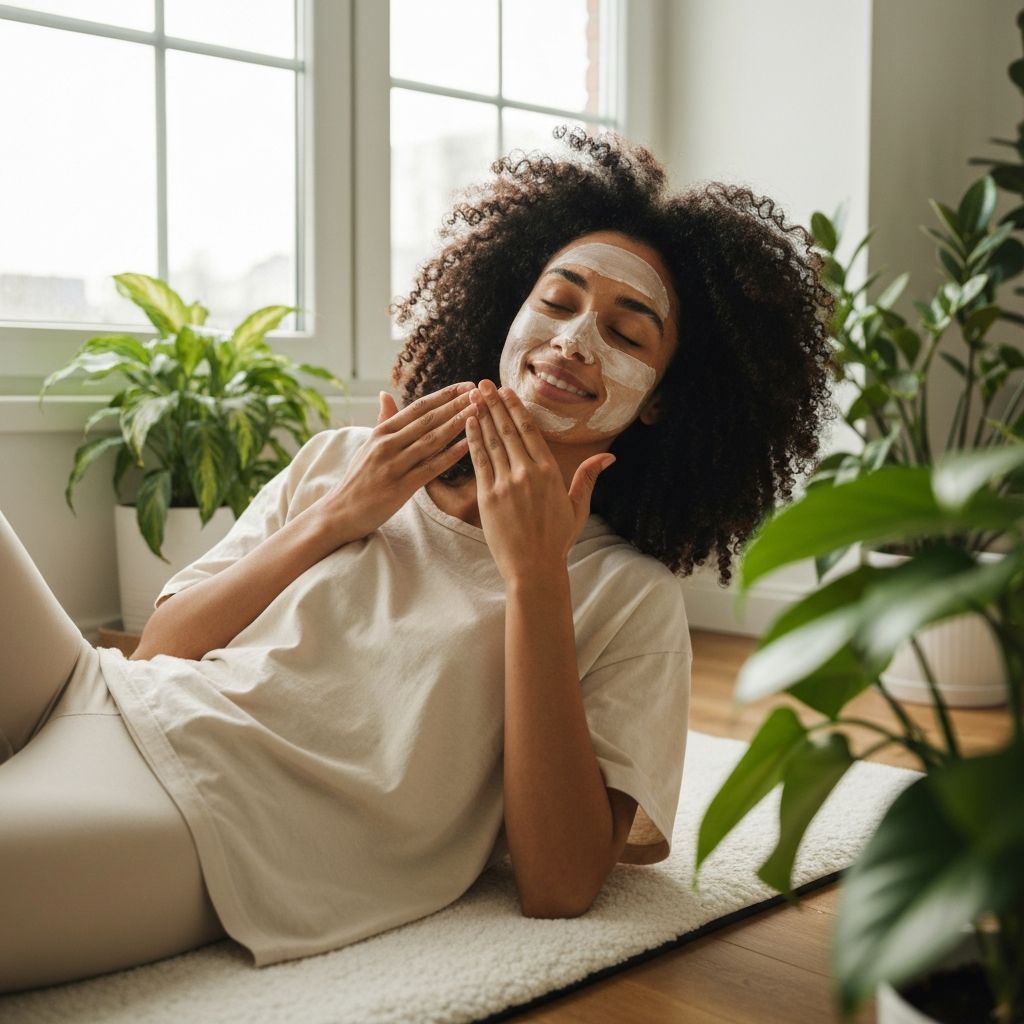 Momento de autocuidado y bienestar